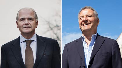 Melker Schörling och Carl-Henric Svanberg.
