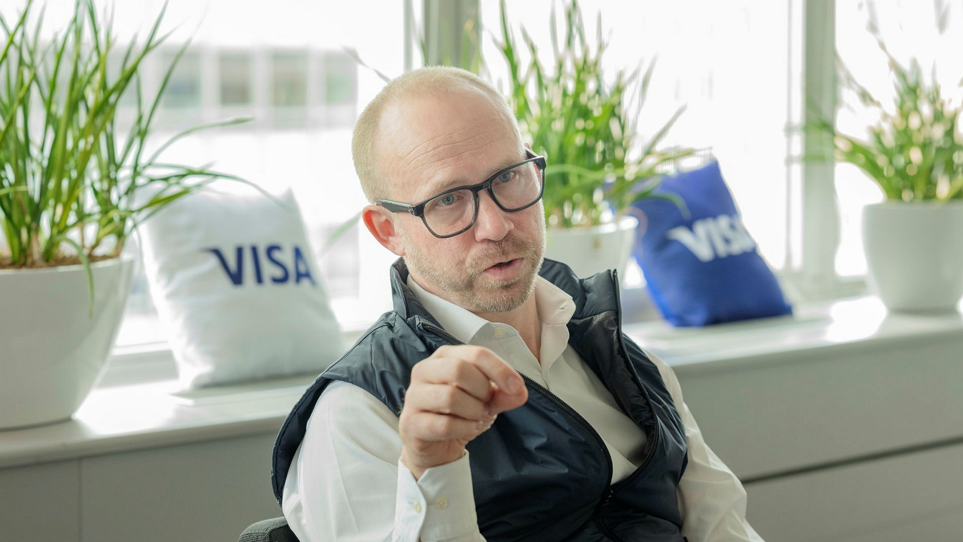Fredrik Lindquist, Sverigechef för Visa.
