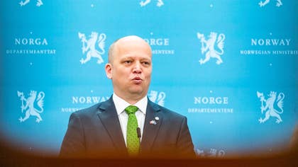 Norges finansminister Trygve Slagsvold Vedum.