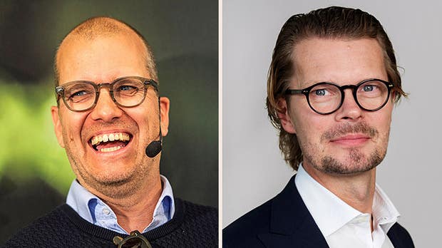 Joakim Bornold, sparekonom på Söderberg & Partners och Mattias Isakson, aktiestrateg på Swedbank.