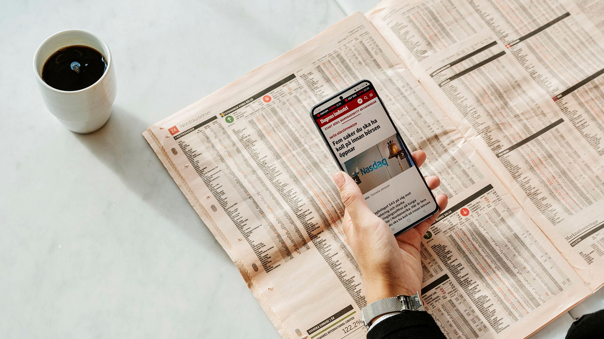 Mindre uppgång på Stockholmsbörsen – Volvo Cars stiger