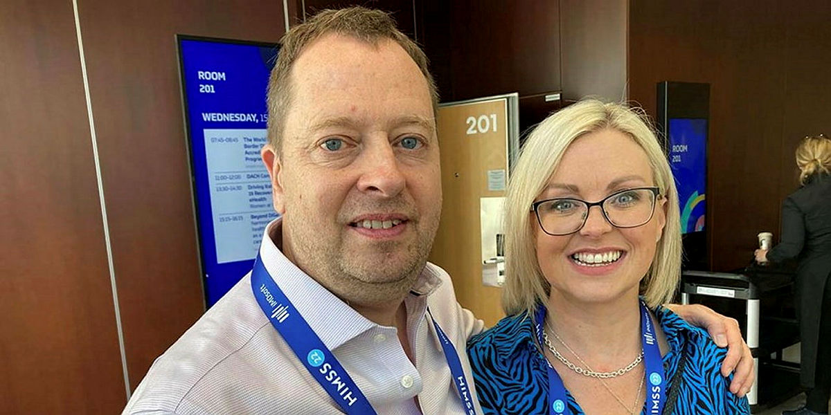 Samarbetar med Norddec-projektet: Tim Andrews, medgrundare av Orcha och företagets chief operating officer, och vd Liz Ashall-Payne.