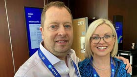 Samarbetar med Norddec-projektet: Tim Andrews, medgrundare av Orcha och företagets chief operating officer, och vd Liz Ashall-Payne.