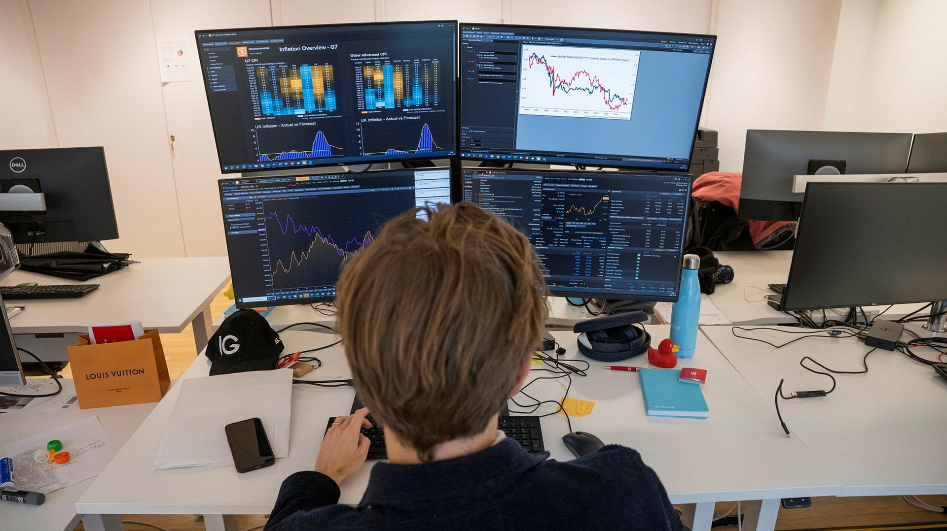 Stockholmsbörsen stängde svagt uppåt – Rusta rapportrusade