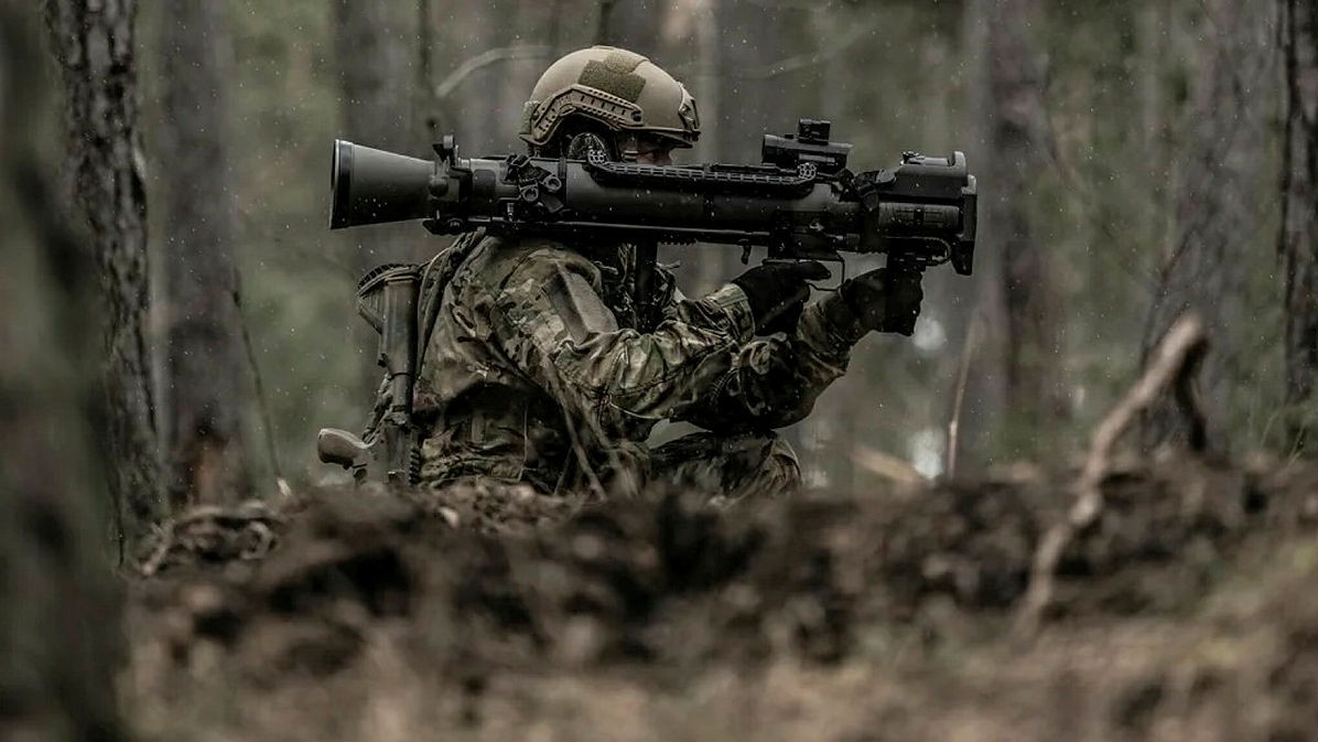 Saab-tillverkade raketgeväret Carl-Gustaf.