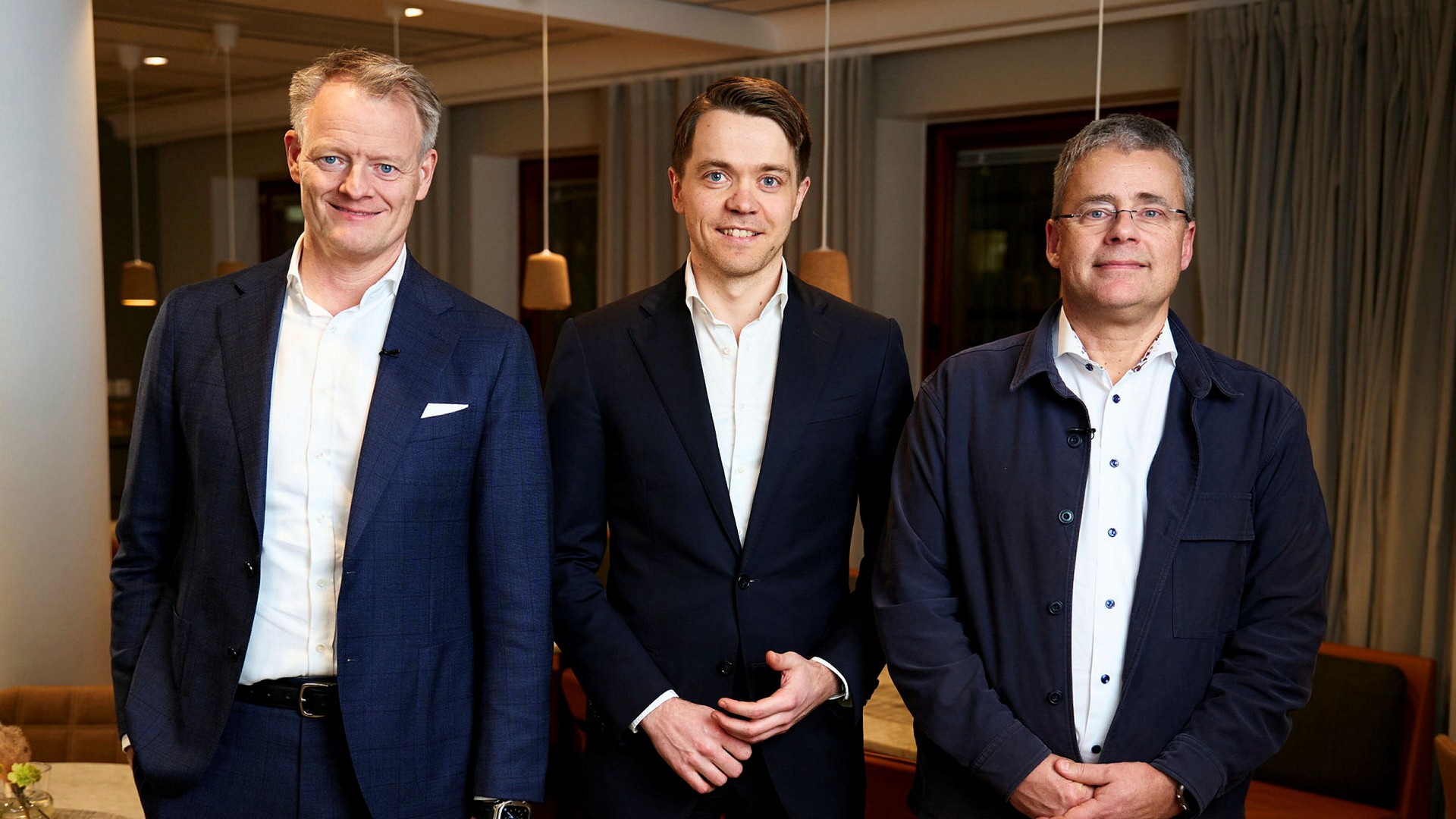 Från vänster: Jacob Götzsche, Hans Petter Hjellestad och Mats Johansson.