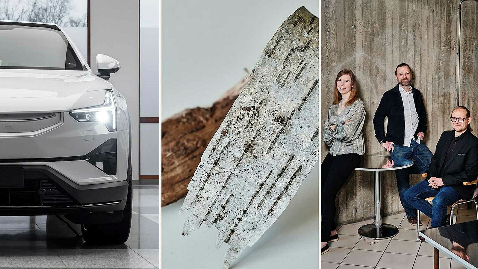 De gör gummi av bark – inleder samarbete med Polestar och Volvo