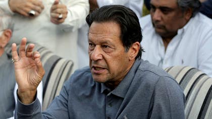 Pakistans tidigare premiärminister Imran Khan.