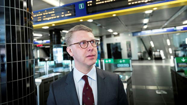 Kristoffer Tamsons (M), trafikregionråd och ordförande för SL