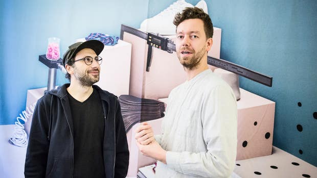 Volumentals teknikchef Alper Aydemir och vd:n Moritz Schiebold (t.h.).